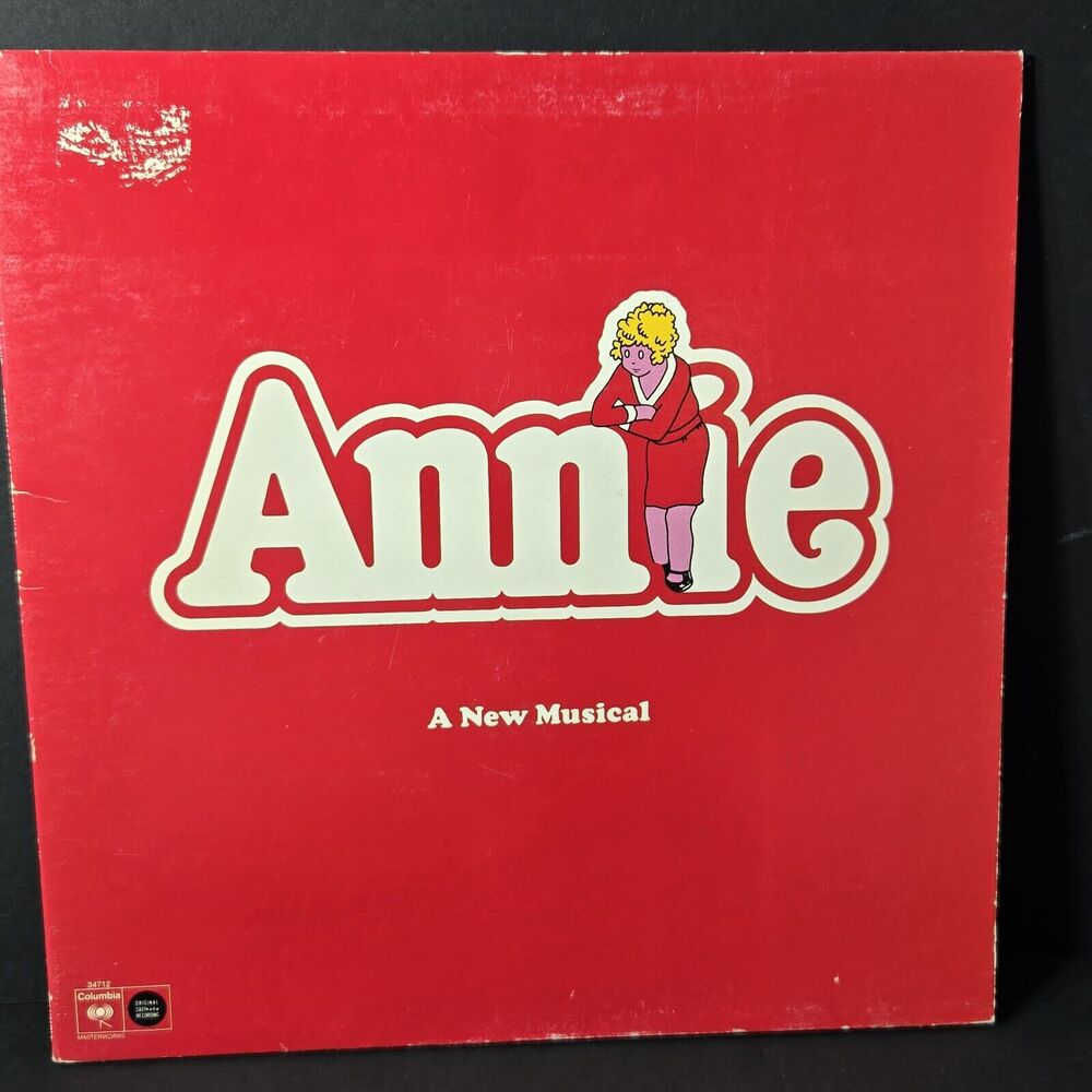 Annie‎ A New Musical Original Cast Soundtrack GF LP Columbia JS 34712